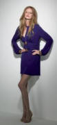 Debenhams - Star by Julien Macdonald purple jersey mini dress with scarf, �50